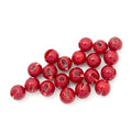 Montana Fly Company Slotted Tungsten Lucent Beads (20 Pack) – Translucent Jig Beads (20 Pack) for Euro Nymph Fly Tying - color: Blood Red, size: 2.0mm (5/64")