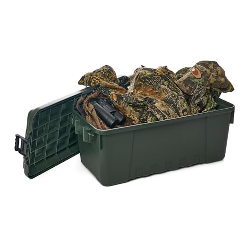 Plano Storage Trunks - color: Olive Drab, style: Medium - 3 pack