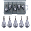 Goture Tungsten Teardrop Drop Shot Weights, 1/32 oz x 10, Ideal for Saltwater, Freshwater, Bass Fishing - size: 1-3/4oz - 5pcs
