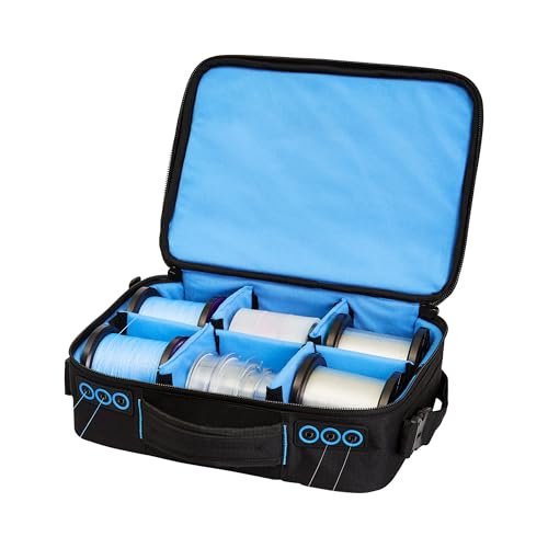 Seaguar 6-Spool Bulk 1000-Yard Fishing Line Dispenser & Storage Bag with Shoulder Strap, model SGLMBULK