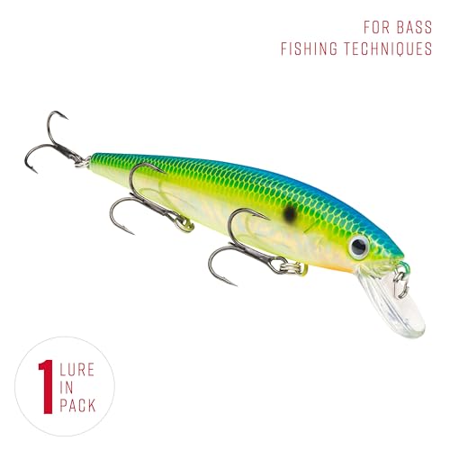 Strike King KVD Jerkbait 3 Hook - color: Pro Citrus Shad, size: 4.75 inch (Pack of 1)