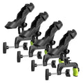 Fishing Rod Holders for Boat, Upgraded Fishing Pole Holders with Enlarge Clamp for Most Rod, Adjustable Fishing Rod Rack Fit Round/Square Tubes - style: 4pack
