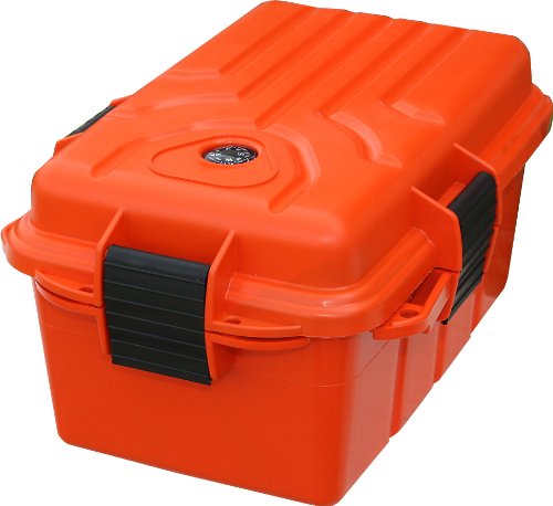 MTM Survivor Dry Box with O-Ring Seal (Orange, Large) - color: Orange
