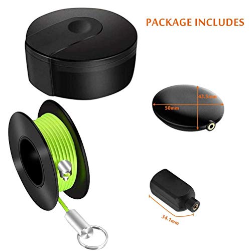 Magnetic Cable Fishing Tool, Professional Wire Puller Set for Wall Floors Ceilings with Rotating Front Guide Hole, Ideal for DIY Handymen Home Installers (random)