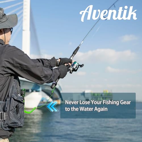 Aventik Fishing Rod Tie Belts Pole Straps Fit for Fishing Rod Leash Fishing Pole Tether Leash Fishing Pole Tether Fishing Rod Straps