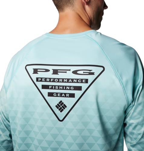 Columbia Men's Super Terminal Tackle PFG Super Fade II - color: Gulf Stream Triangle Fade/Black Pfg Tri, size: XX-Large