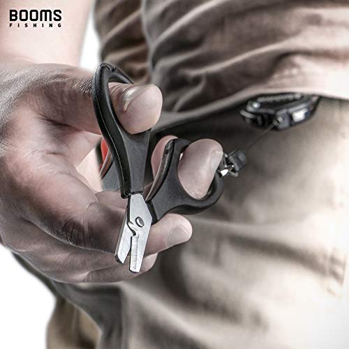 Booms Fishing Gear and Equipment: 6pcs Fishing Tools Kit with Needle Nose Pliers, Fish Gripper, Scissors, 24" Ruler, Retractor & Lanyard - Saltwater Fishing Tackle Accessories Gifts for Men, TK1 - color: Gray