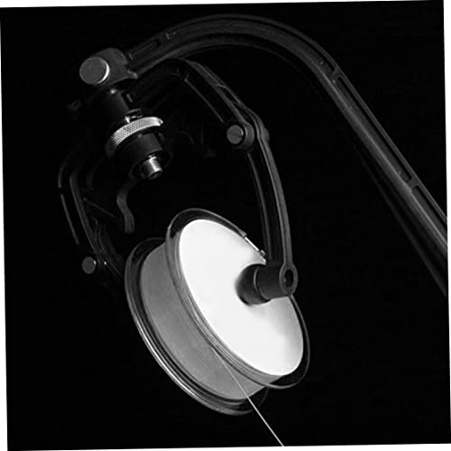 Fishing Line Spooler Machine Portable Adjustable Spinning Reel Line Winder Fishing Tackle Tool Black