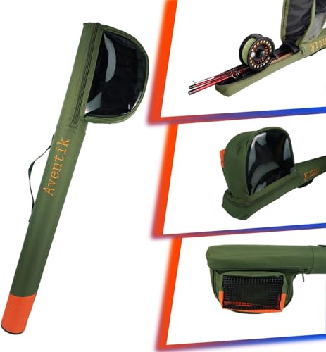 Aventik Extreme Fly Fishing Combo Kit 0/1/2/3/4/5/6 Weight Starter Fly Fishing Rod and Reel Kit Outfit with One Travel Case - style: 9'0'' Lw5/6 Fly Rod Kit With Extra T1