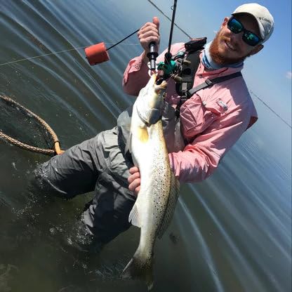 A.M. Fishing Curly Tail Jerkshad 4 Inch Soft Baits Garlic Infused,– 8 Pack – Saltwater & Freshwater Fishing Lures for Bass, Redfish, Snook, and Trout - color: Baby Trout