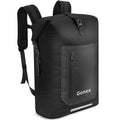 Gonex Waterproof Ultralight TPU Backpack 55L Roll Top Dry Bag, Kayaking | Back Padding, Camping, Fishing, Travel, Adjustable Straps, External & Internal Storage Pockets, Black - color: Black, size: 55L