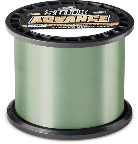 Sufix Advance Monofilament Fishing Line - color: Low Vis Green