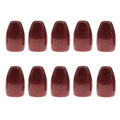 10 Pack Tungsten Weights, Bullet Weights for Bass Fishing Tungsten Worm Weights Fishing Weights Sinkers for Texas Rig and Carolina Rig - color: Red