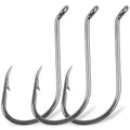 Octopus Fishing Hooks-120pcs Sport Circle Hooks Beak Offset Fishing Hooks Sharp High Carbon Steel Fishing Jig Hooks Black Fishhook for Saltwater Bass 8-9/0 - size: 9/0-120PCS