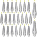 Landhoow Drop Shot Fishing Sinker Weights Kit Freshwater Catfishing Fishing Sinker Bass Casting Removable Line Saltwater Streamlined Snap Weight for Trolling Surf Tackle - size: 1.8 oz