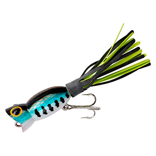 Arbogast Hula Popper Topwater Bass Fishing Lure - color: Bass, size: 1 3/4 in, 1/4 oz
