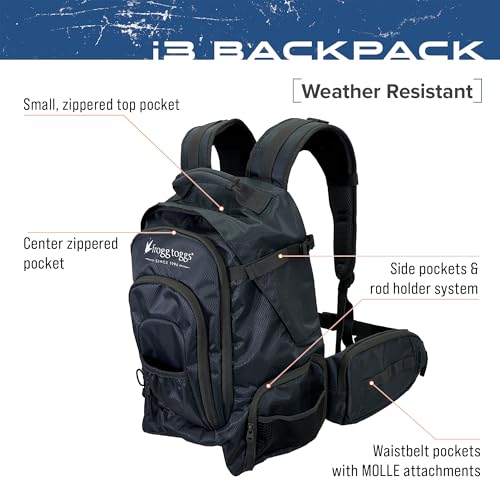 FROGG TOGGS i3 Fishing Backpack, Tackle Storage