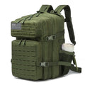 Military Tactical Backpack 45L/25L 3 Day Assault Pack Molle Daypack Hiking Backpack for Men and Women - color: Armygreen-2, size: 45L