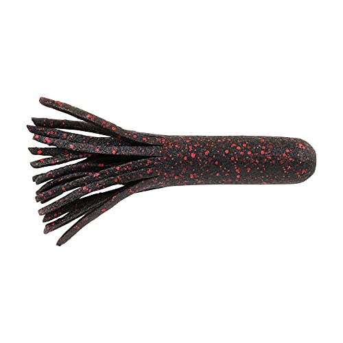 Berkley PowerBait MaxScent Tube Fishing Soft Bait - color: Black Red Fleck, size: 2 1/2"