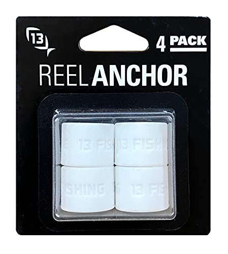 13 FISHING - Ice Reel Anchor Wrap Bands - color: White