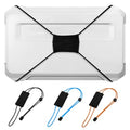 Thickened Fishing Finder Cover Straps, Adjustable Fish Finder Bungee for Securing Graph Cover for Travel - color: Black,Blue,Orange