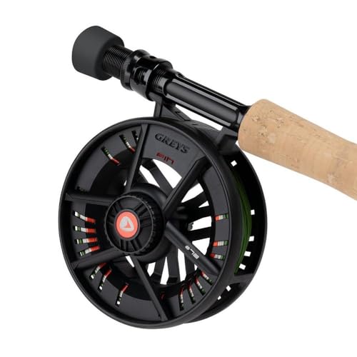 Greys Fin Fly Reel and Fishing Rod Combo - size: 10' - 7/8 Size Reel - 7wt - 4pc