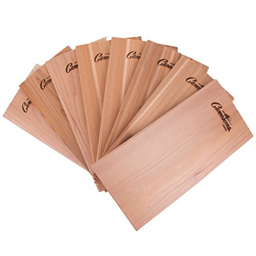 Camerons Cedar & Alder Grilling Planks - 8 Pack (5.5x11.5") - Premium Natural Wood - Easily Infuse Smoky Flavor into BBQ Salmon, Fish, Pork, Veggies, and More - Sourced in the USA - Grilling Gift Idea - size: 8-Pack