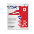 SC Johnson Professional, Ziploc Storage Bags, For Food Organization and Storage, Double Zipper Seal, Easy-Open Tabs Quart, 500 Count - size: 1 Quart