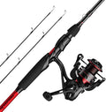 KastKing Royale Legend II Twin Tip Fishing Rod and Reel Combos, Spinning & Casting Combo, IM6 Graphite 2Pc Blanks, Extra Backup Tip Section, Stainless-Steel Guides, KastFlex Technology, EVA Handles - style: Spin: 4000 Reel, 7'6''- Mh Rod(2 Pcs + Extra Tip