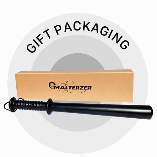 MALTERZER Rubber Tire Checker for Truckers Tool for Checking Tire Pressure, Wheel & Tire Accessories & Parts, Tire Repair Tools Fish Bat Self Defense - color: Black