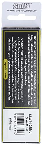 Rapala Rapala Saltwater Skitter Walk 11 Fishing Lure 4 375 Inch - color: Green Mullet