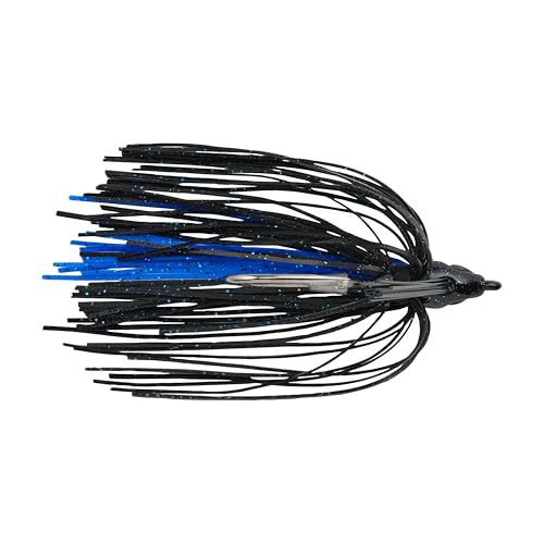 Berkley Swim Fishing Jigs - color: Black/Blue, size: 3/8 oz - 4/0 Hook Size