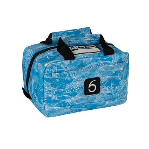 6th Sense Fishing Small Bait Bag – Durable Soft-Sided Storage for Bass Fishing, Salt Water, and Crappie Fishing (Inshore - Blue) - color: Inshore - Blue