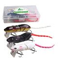 JOHNCOO Swimbait Hard Artificial Baits Mouse Fishing Lures Multi Jointed Fishing Lures Kit for Pike Bass - color: #F