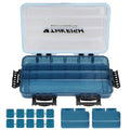 THKFISH Fishing Tackle Box 3700S Tackle Tray Floating Fishing Lure Box Storage Organizer Small Plastic Box with Adjustable Dividers,Sun-Proof 1PC - color: 1PC-3700