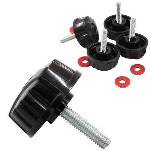5Pcs Universal Fishing Reel Handle Screw Caps, Fishing Reel Replacement Parts for Spinning Reel Knob Crank Power Handle Grip