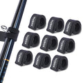 9PCS Fishing Rod Belts - Fishing Rod Sleeve Pole Straps, Fishing Pole Wrap - Fish Accessories Fit for Casting Rod, Spinning and Fly Rod