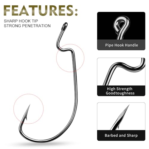 Soft Plastic Worm Bass Fishing Lures, 4"/5" 50/100pcs Plastic Fishing Lure Wacky Worm Rig + 10pcs Grub Baits Hook, Soft Worms Lure Set for Bass (110 Pack) - color: 058-110PCS-4/5 Inch