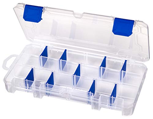 Flambeau Outdoors 3003 Tuff Tainer, Fishing Tackle Tray Box, Includes [9] Zerust Dividers, 18 Compartments - 9.125" x 5" x 1.25"