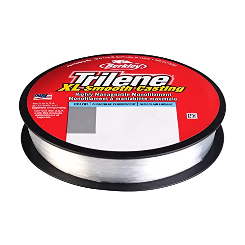 Berkley Trilene XL Monofilament Fishing Line - color: Fluorescent Clear/Blue, size: 300yd, style: 4lb Test