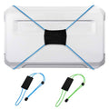 Thickened Fishing Finder Cover Straps, Adjustable Fish Finder Bungee for Securing Graph Cover for Travel - color: Green,Blue