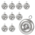 Disc Sinkers Lead Fishing Weight, Coin Sinkers for Saltwater Freshwater Fishing Weight, Surf Fishing Trolling Catfishing Weight Tackle 1oz 2oz 3oz - size: 1oz-10pcs