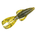 Strike King Rage Bug Fishing Lure, Soft Plastic Grub, Unique Design, Subtle Action - color: Summer Craw