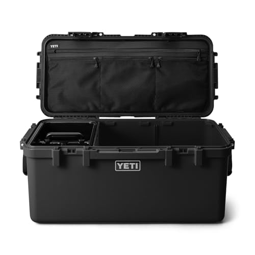 YETI LoadOut GoBox Collection, Divided Waterproof Cargo Case, Dry Box, Camera Case, Fishing Tackle Box - color: Black, size: GoBox 60