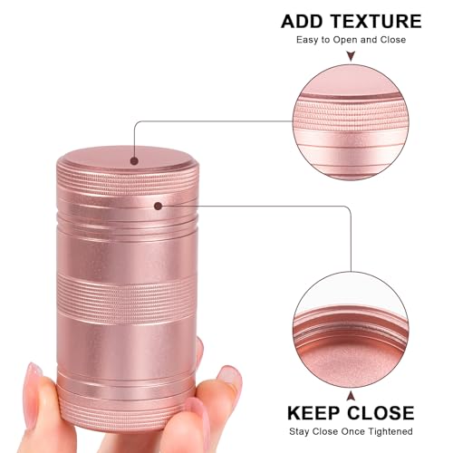 Pill Case Pill Box 2 Times a Day - Metal Portable Pill Container Daily Medicine Pill Holder for Purse, Medicine Organizer for Vitamin/Fish Oil/Supplements, 1 Pack Pill Box Pink - color: Pink, size: Medium-Medium