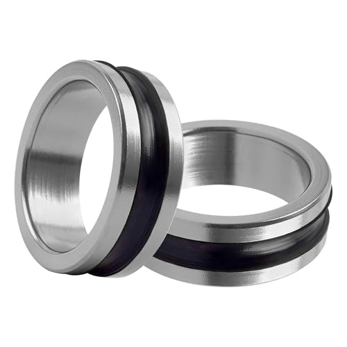 Fishing Lines Puller Ring, Lines Dragger Alloy Ring Shocked Absorption Hand Protecting Rings Assist Device for Leader Line and Hook Knots Adults Beginners Enthusiasts - color: Silver-2pcs