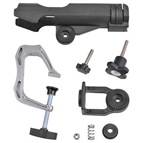 Fishing Rod Holders for Boat Adjustable Fishing Pole Holder with Large Clamp Folding Rod Racks Holder - color: 2PC 02# Max Opening 1.97"