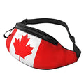 Canada Flag Fanny Pack Crossbody Waist Bag Pack for Men Women. Belt Bag for Travel Walking Running Hiking Fishing. - color: Canada Flag