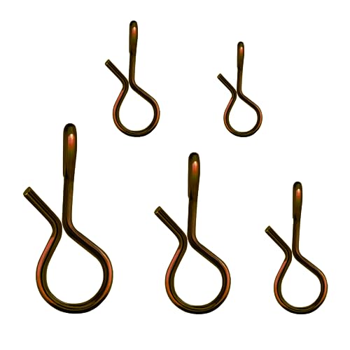 EUPHENG Micro Fishing Connector Tackles, Lightweight High Strength Fly Swivels Snaps to Reduce Line Twist for Fly Fishing Flies Tippet Leaders - color: Fly Fishing Micro Snaps, size: Size S-100 Pack