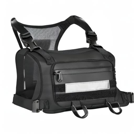 VISMIX Waterproof Running Chest Pack, Lightweight Sports Chest Bag For Workouts, Running, Cycling, Skiing